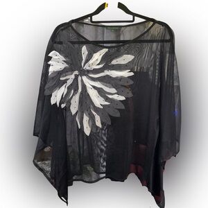 For Cynthia size Small (fits up to XL) semi sheer butterfly style